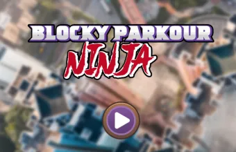 PLay Blocky Parkour Ninja now!